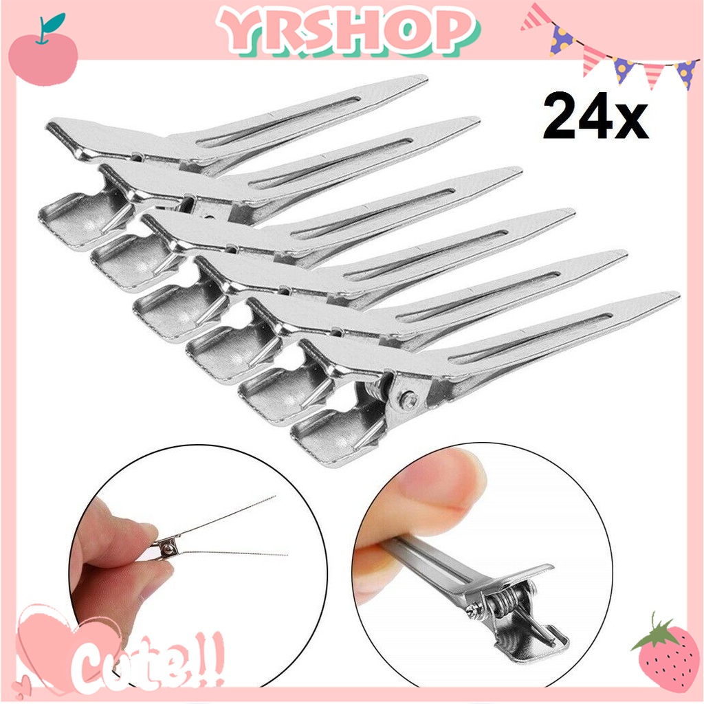 Set 24 kẹp tóc mỏ vịt phong cách Trung Hoa xinh xắn cho nữ