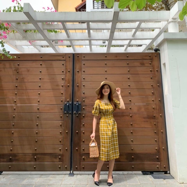 💯💯💯 VÁY MIDI KẺ SỌC TOPSHOP