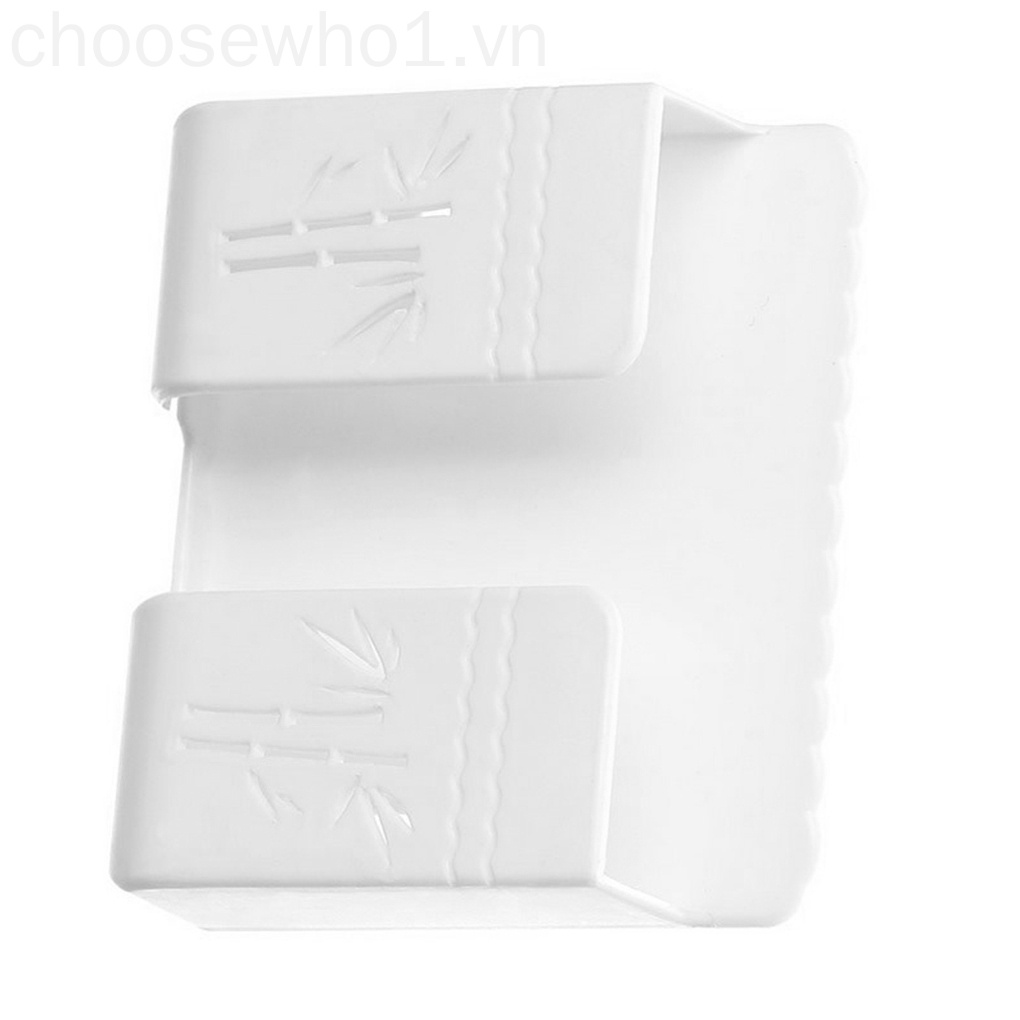 Giá đỡ điều khiển từ xa/điện thoại gắn tường bằng nhựa tiện dụng