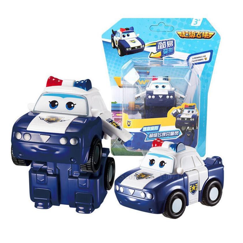 Super wings MẪU MỚI đội bay siêu đẳng đồ chơi trẻ em máy bay mini biến thành rô bốt 1 nhân vật