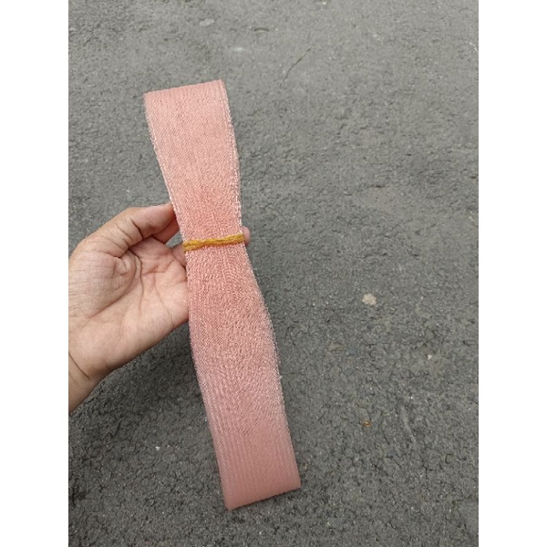 Ruy băng lưới kim tuyến hoa cưới làm tháp bánh 4cm