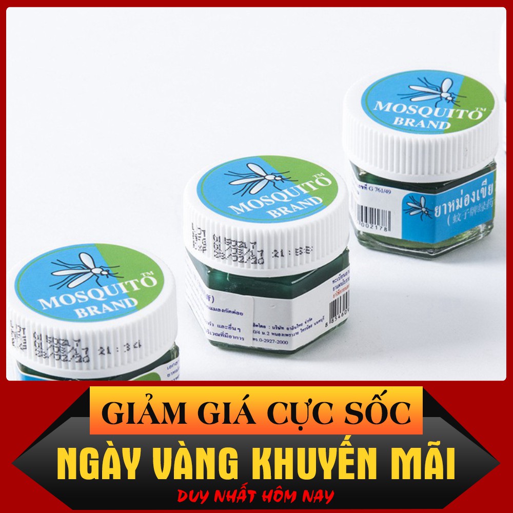 (Mua Ngay)  Dầu thoa trị muỗi đốt Mosquito Balm Thái Lan  - 6722 (Rẻ Bất Ngờ)