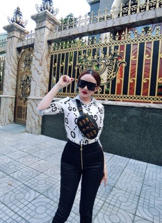 SET ÁO SƠ MI + QUẦN LEGGING DÂY KÉO