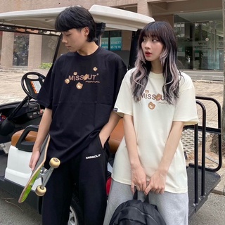 Áo thun bearmoji missout unisex nam nữ