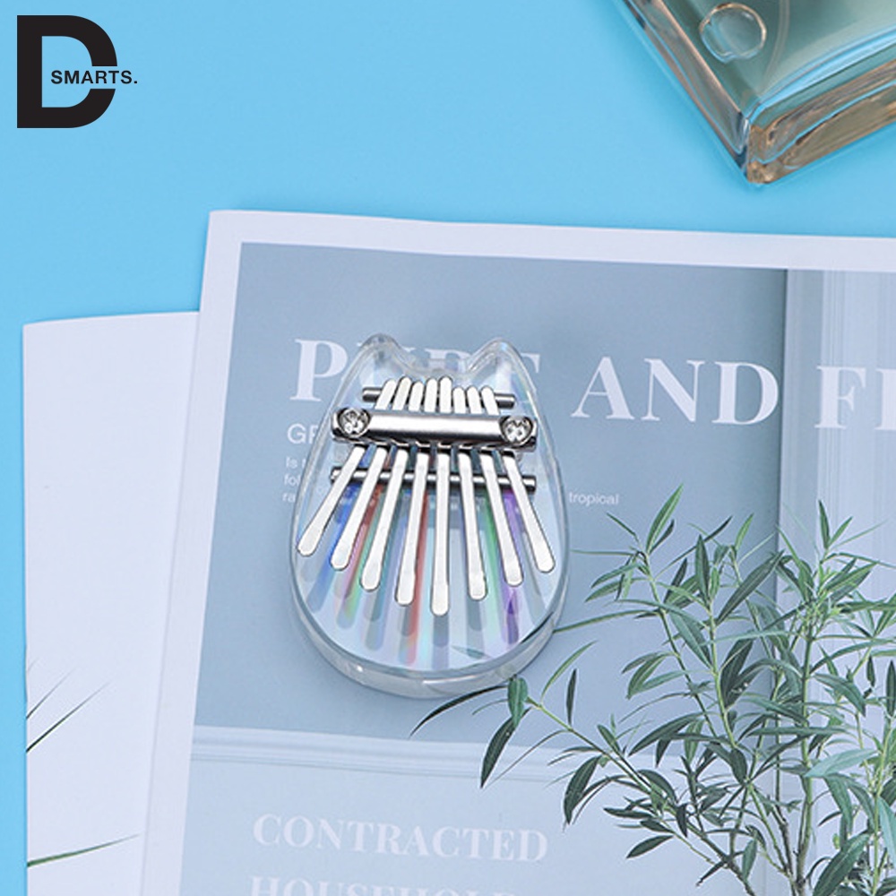 Đàn KALIMBA trong suốt 8 phím tập chơi đơn giản