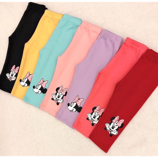 Quần legging cotton hàn dày dặn cho bé gái