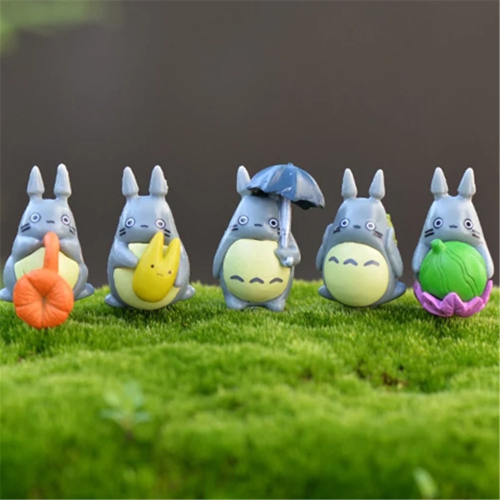 Set 10 Mô Hình Nhân Vật Totoro Bằng Nhựa Pvc 1-3cm Trang Trí Tiểu Cảnh