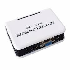 Bộ chuyển đổi tín hiệu từ VGA sang HDMI - Full HD Trắng - DC537