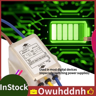 Thiết bị lọc chống nhiễu nguồn 125/250V CW1B-10A-L thiết kế tiện lợi dễ dùng