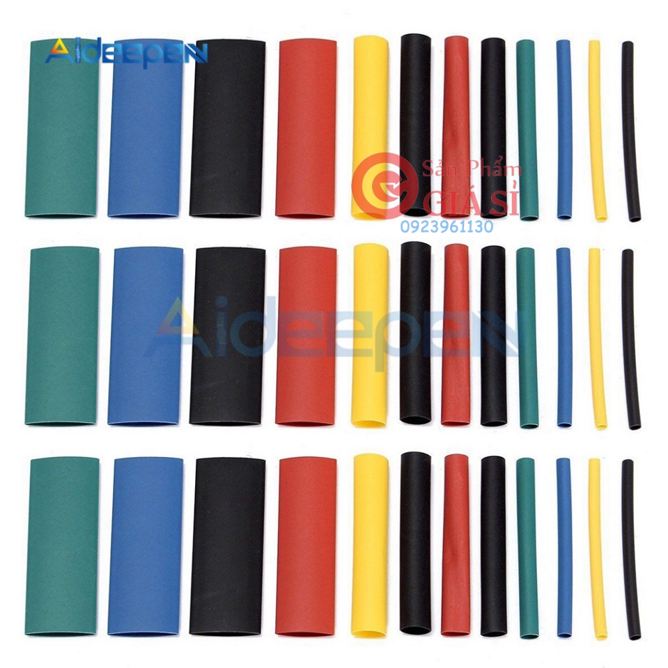 Bộ 530 ống co nhiệt quấn dây điện bằng polyolefin ❤️freeship❤️