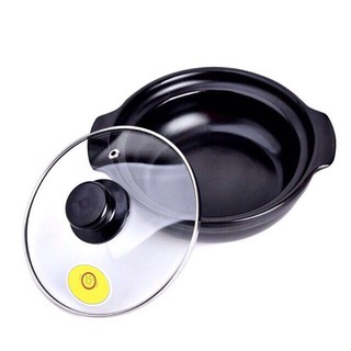 Nồi đất nắp kính đỉnh 8 inch 1.2l