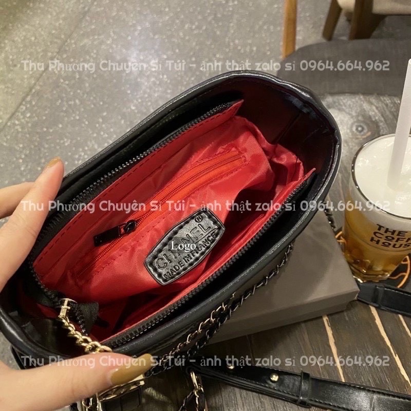 Túi hobo đeo chéo đế gỗ hàng qc loại 1 (cam kết như hình)