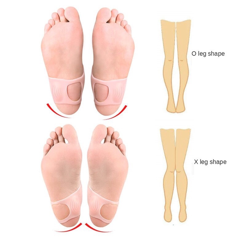 1 Cặp Đệm Silicone Lót Giày Hình Chữ O Chỉnh Hình Bàn Chân Giảm Đau Dành Cho Nam Và Nữ
