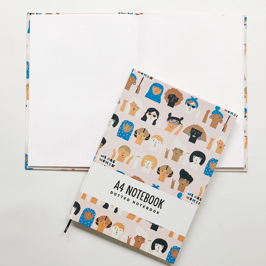 Sổ tay A4 - Dotted Notebook - Skin - ruột dot