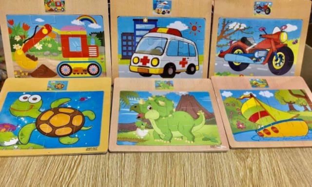 Ghép Hình 12 Mảnh cho Bé Tăng Tư Duy - Giao Ngẫu Nhiên