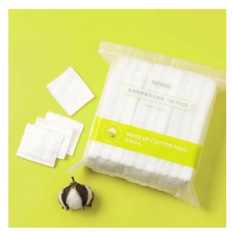 Bông Tẩy Trang Miniso gói 180 miếng