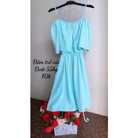 Đầm 2 dây, maxi kiểu