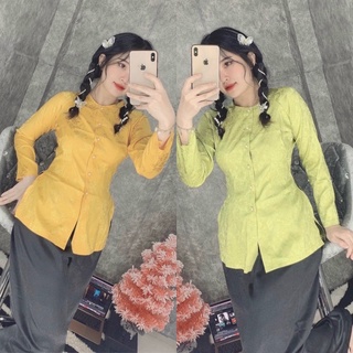 ĐỒ LAM ĐI CHÙA # ÁO LẺ BÀ BA LỤA GẤM