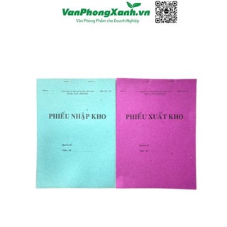 Phiếu Xuất Kho/ Nhập KHo A4 1 Liên Bãi Bằng (1 Quyển)