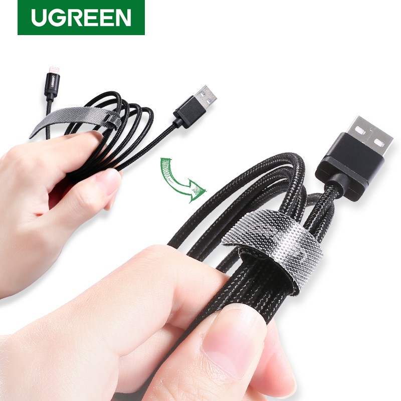 Dụng cụ cố định dây cáp UGREEN 14cm cho chuột tai nghe HDMI Aux USB