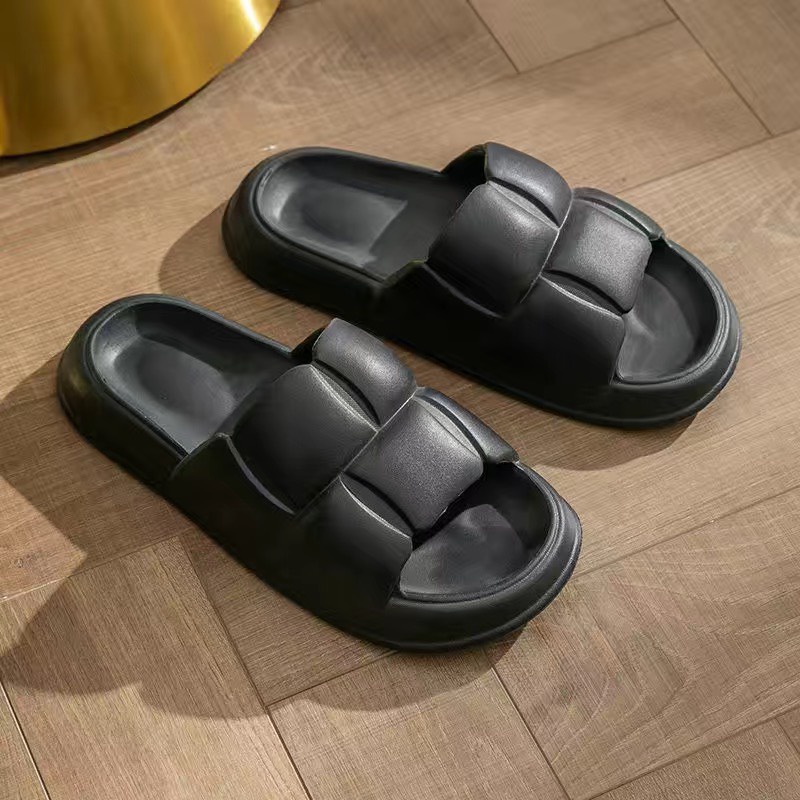 Dép Bánh Mì Dép Nữ Đế Bằng Quai Ngang Nhiều Màu Chống Thấm Nước Mẫu Mới TITAN STORE