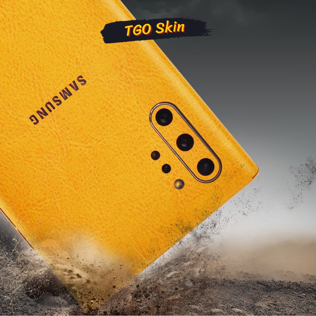 Miếng dán skin da Samsung Note 10 / Note 10 Plus / Note 20 / Note 20 Ultra full máy