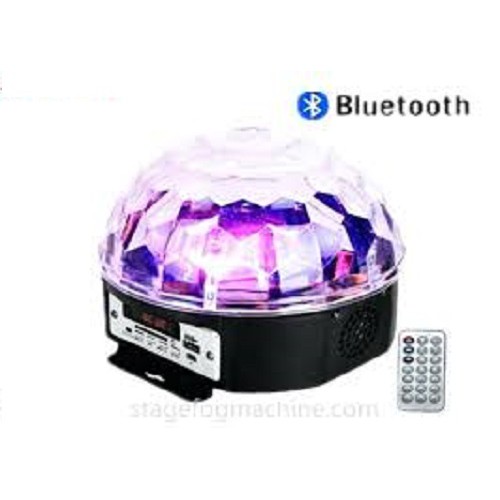 Đèn LED quả cầu xoay pha lê 7 màu