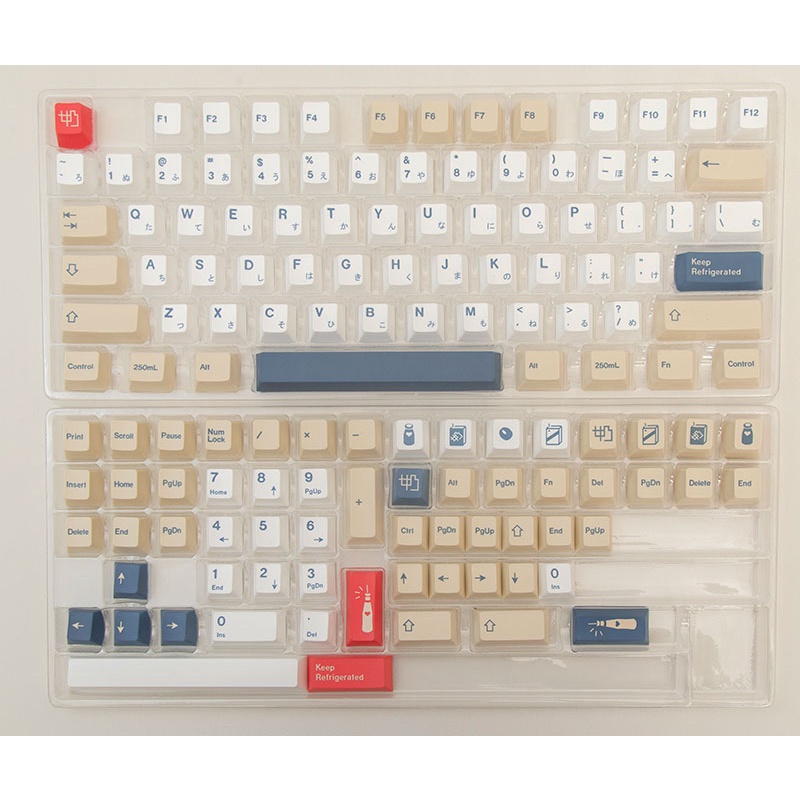 Gmk Soyamilk keycaps cherry profile Dye-Sublimation PBT keycap 135keys