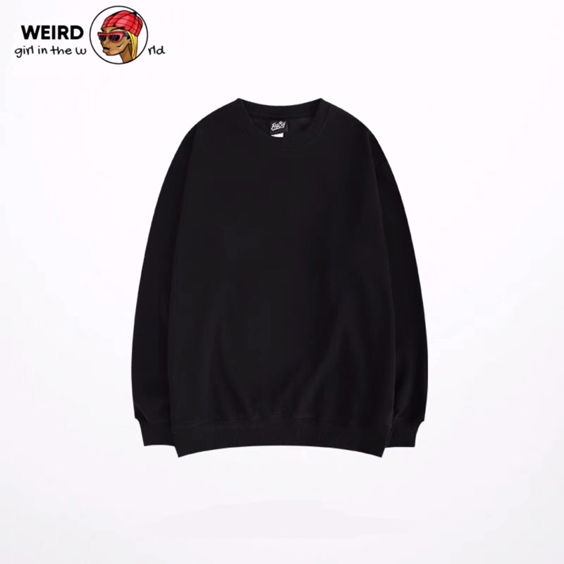 Áo sweater Life large CmPS áo sweater nỉ bông lót lông form rộng unisex nam nữ màu cam đen streetstyle phong cách hàn | BigBuy360 - bigbuy360.vn