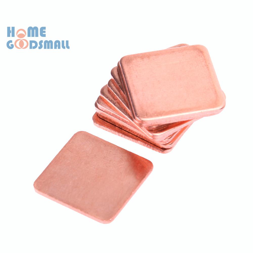 Set 10 Miếng Tản Nhiệt 20mm X 20mm 0.3mm To1.5Mm Cho Laptop Ic Chipset Gpu Cpu | BigBuy360 - bigbuy360.vn