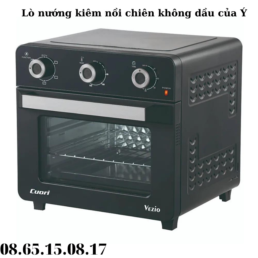 Lò nướng đối lưu kiêm nồi chiên không dầu ACA 18L VEZIO