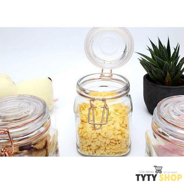 Hủ thủy tinh Sodalime Lock&Lock nhiều kích cỡ 700ml 900ml 1.4L 2L LLG515 LLG516 LLG517 LLG518