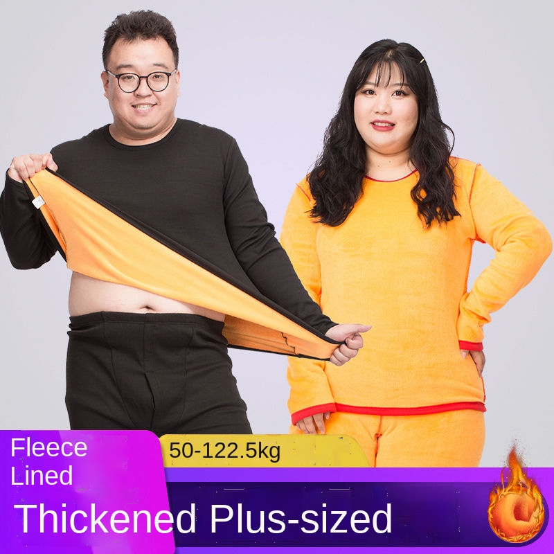 Bộ quần áo giữ nhiệt bằng nhung dày thời trang thu đông cho nam và nữ trung niên