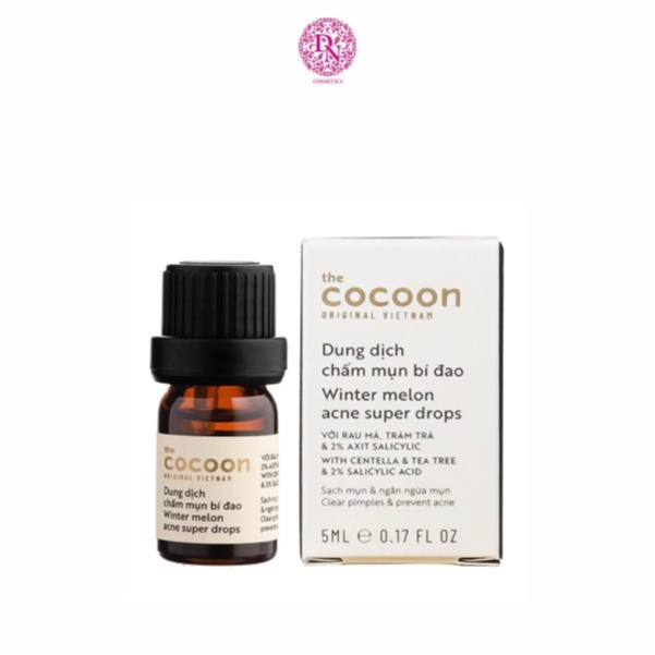 Dung dịch chấm mụn bí đao Cocoon Winter Melon Acne Super Drops 5ml