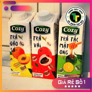 Combo 12 hộp - Trà Cozy mix nhiều vị mới toanh siêu HOT đập tan cơn khát tức thì loại 225ml