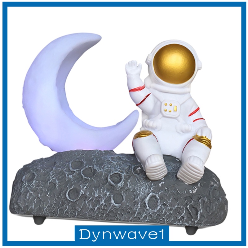 Loa Bluetooth Không Dây Hình Phi Hành Gia Mặt Trăng Có Đèn Hỗ Trợ Thẻ Tf Cho Trẻ Em