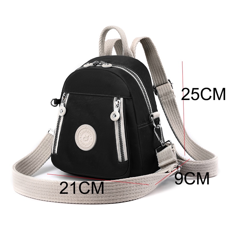 Túi Đeo Vai Bằng Vải Canvas Sức Chứa Lớn Đa Chức Năng Phong Cách Mới Cho Nữ
