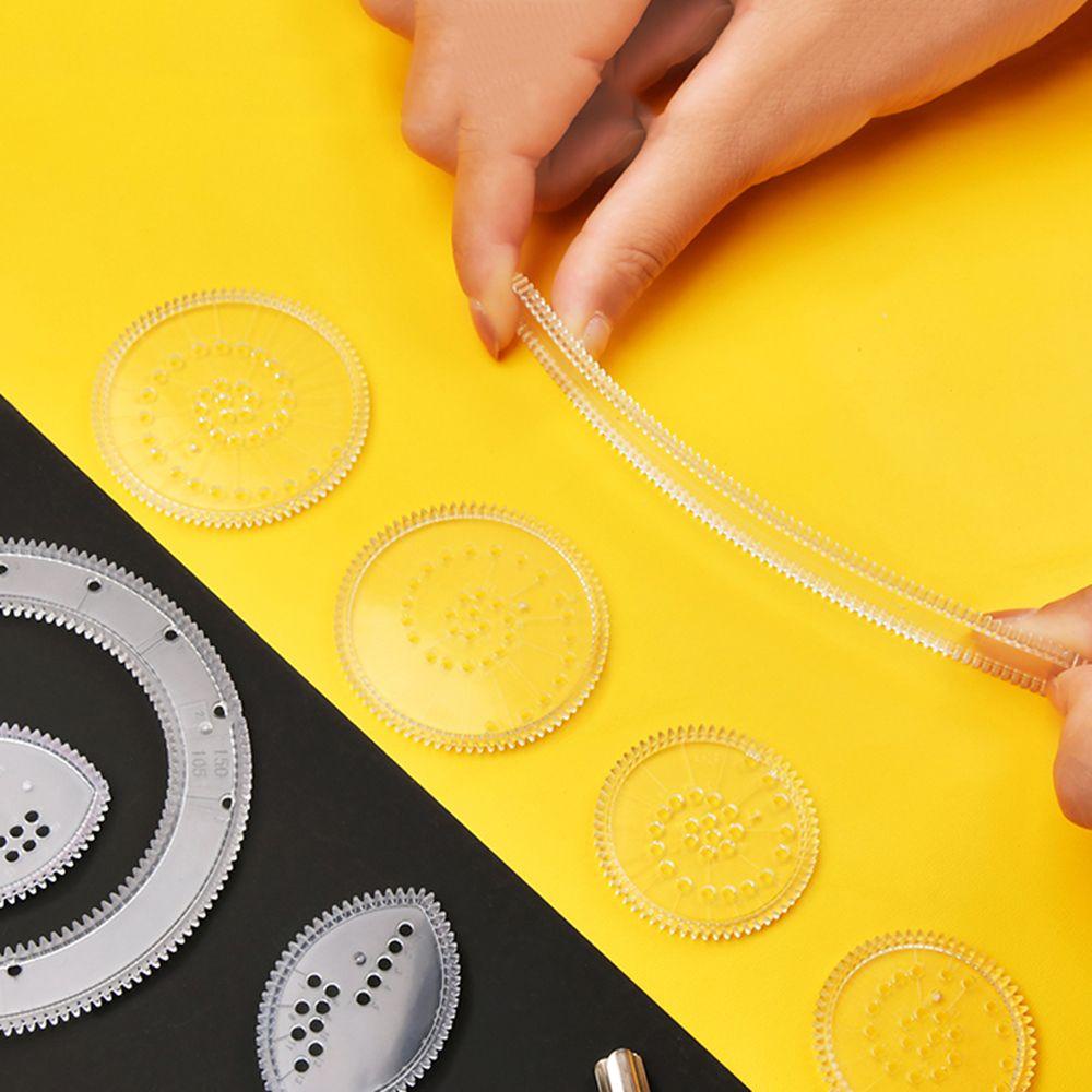 Isita Bộ Đồ Chơi Thước Kẻ Vẽ Hình Bánh Răng Vẽ Tranh Nghệ Thuật Thủ Công Mỹ Nghệ Khóa Lỗ Giáo Dục Cho Trẻ Em