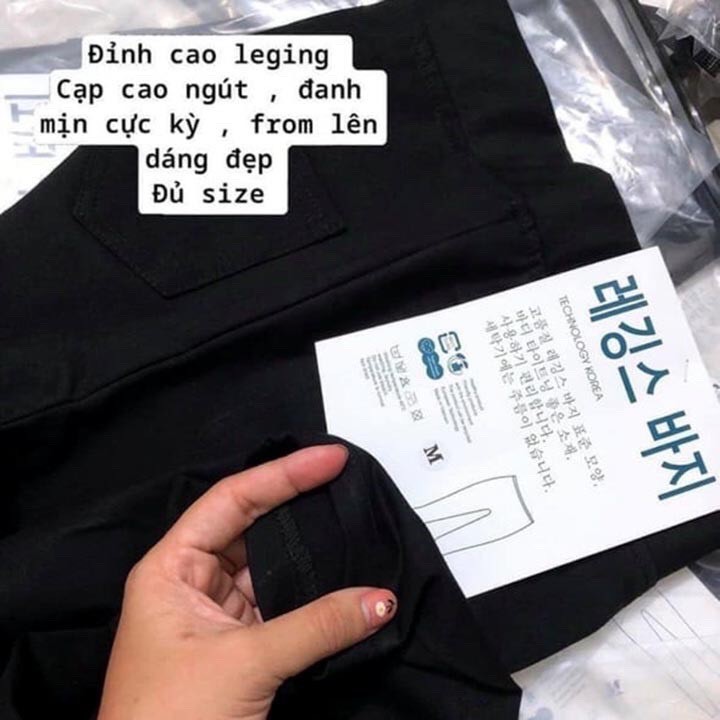 Quần Legging Nữ Dáng Dài Xuất Hàn Túi Sau 🦋 Quần Skinny Nữ Dáng Ôm Siêu Đẩy Full Size 🦋