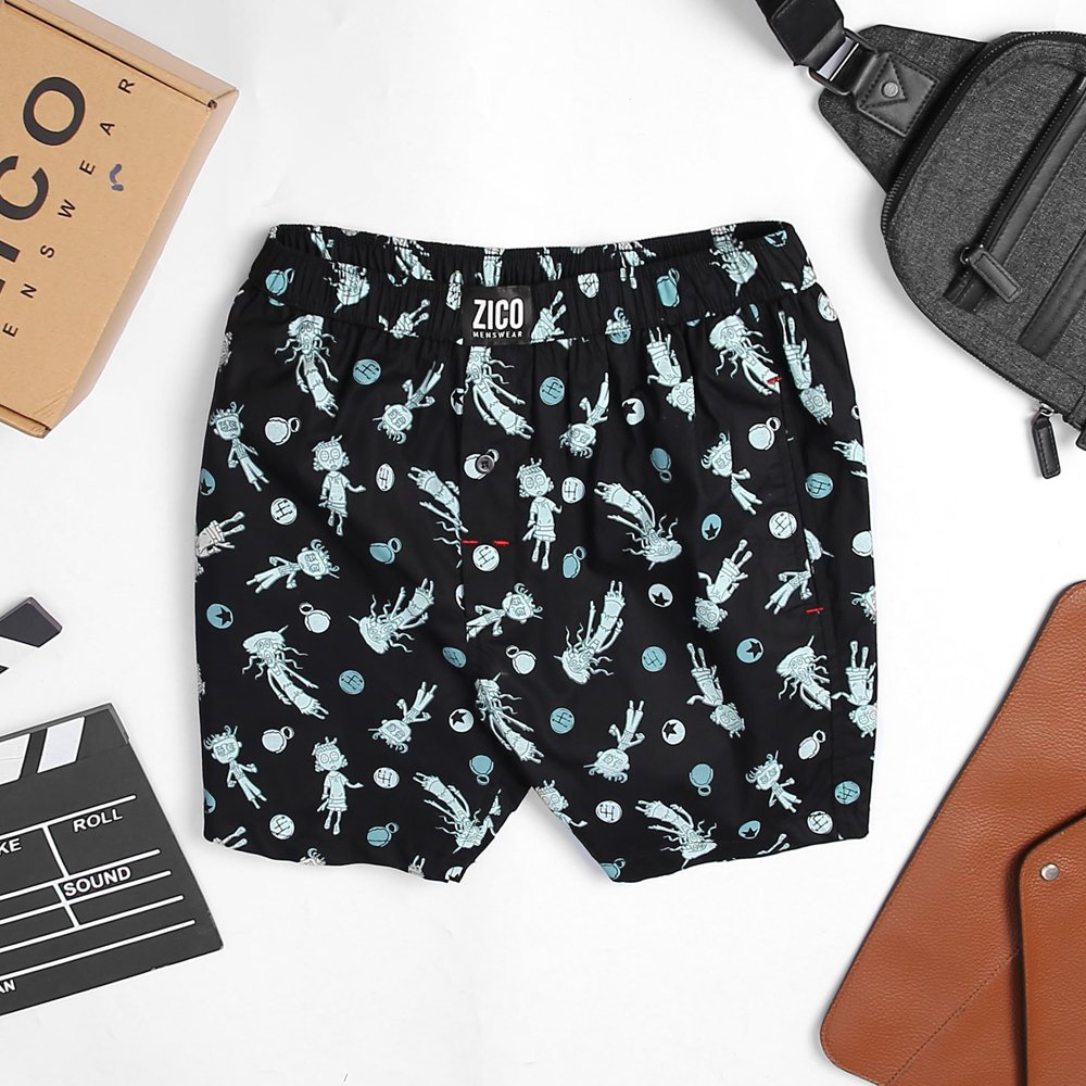 Quần đùi ngủ mặc ở nhà cho nam - Lưng thun co dãn thoải mái, vải cotton mềm mịn, thấm hút mồ hôi