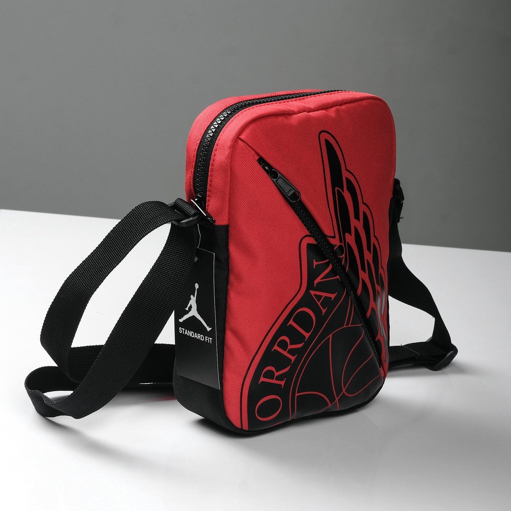 Túi chéo nhiều ngăn tiện dụng - BAG SHOULDER NI.KE AIR JORDAN RED NEW 2022 - 3 màu cá tính