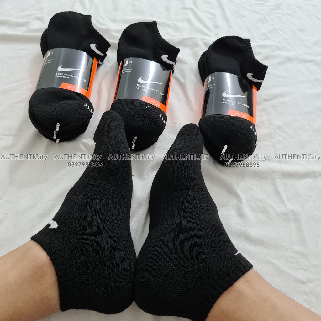 Tất vớ cổ ngắn Nike Drifit chính hãng