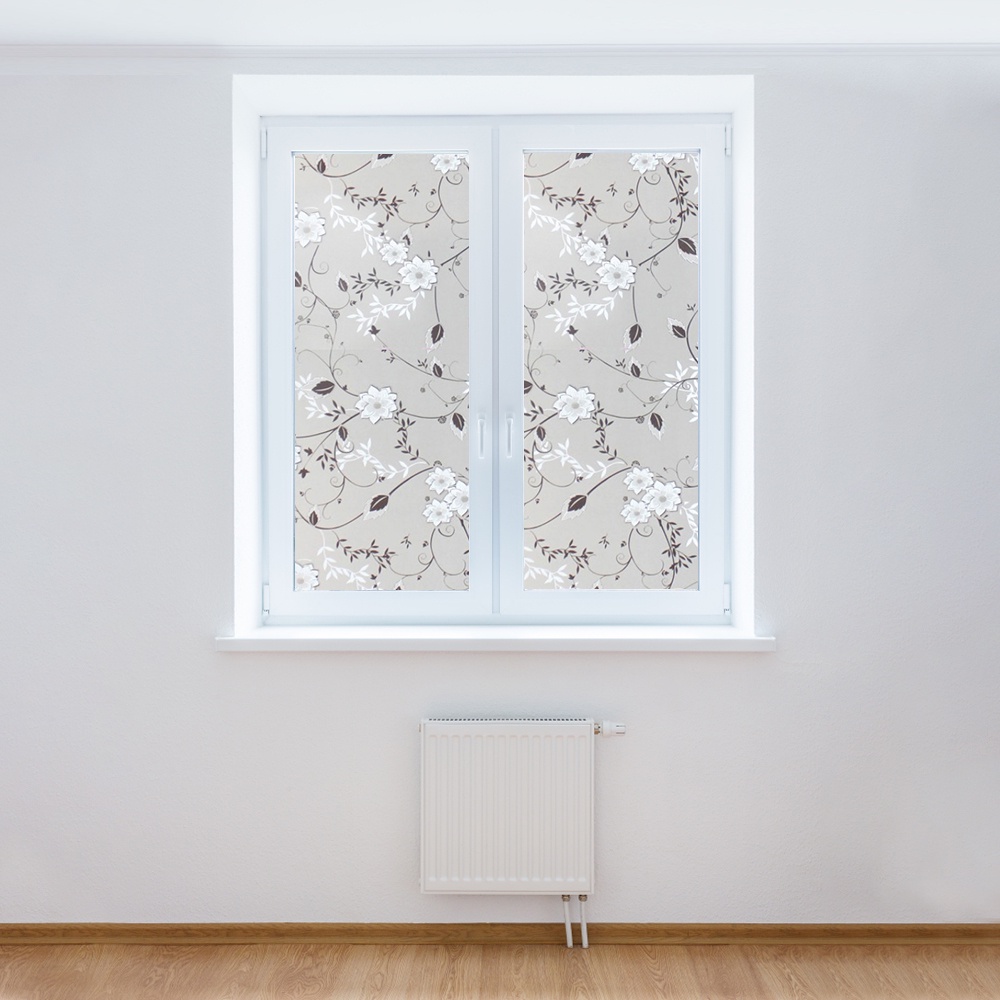 Miếng dán cửa kính PVC nhám chống thấm nước giữ riêng tư tiện lợi cỡ 45x100cm