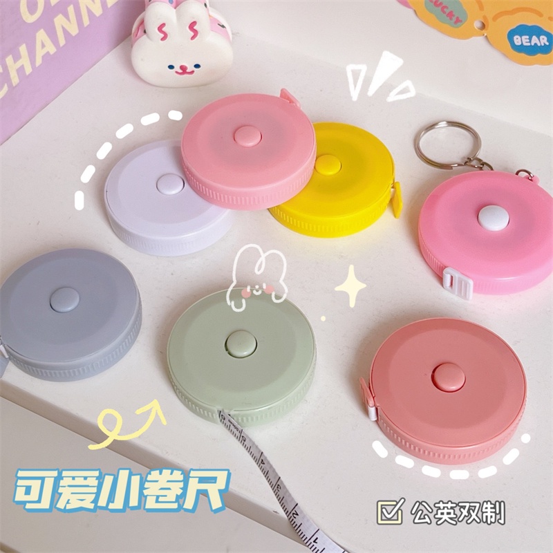 Thước dây mềm mini kiểu dáng đáng yêu dài 2m tiện dụng cho học sinh F957