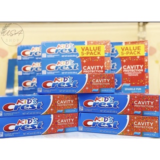 Kem đánh răng Crest Kids của Mỹ an toàn cho bé 130g