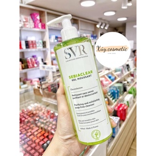 ✅ chính hãng: sữa rửa mặt da dầu mụn nhạy cảm svr sebiaclear gel moussant 400ml