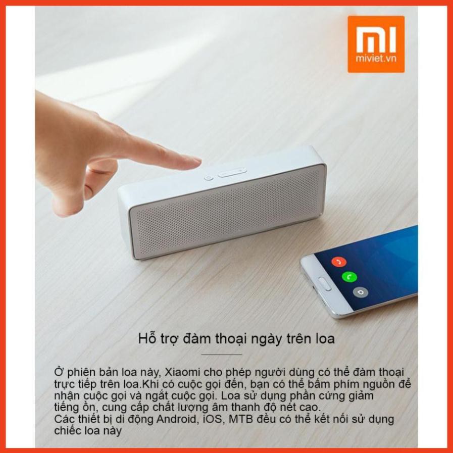 Loa bluetooth mini Xiaomi Mi Bluetooth Speaker Square Box 2 | Pin bền ấn tượng | XIAOMI ECOSYSTEM STORE