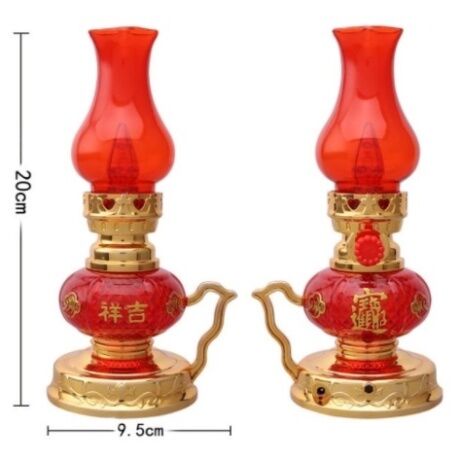 ĐÈN THỜ DẦU DÙNG PIN TIỂU,đèn cúng oan toàn cho người lớn và trẻ em tặng kèm pin