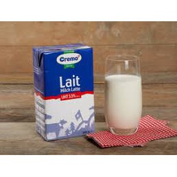 Sữa tươi Organic Cremo Lait loại nguyên kem (3,5% chất béo) 250ml
