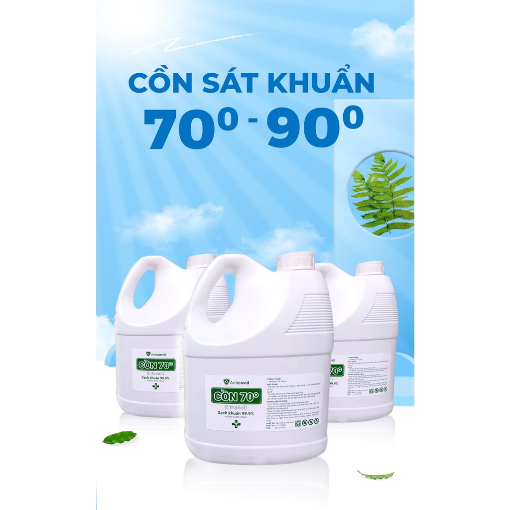 Cồn ethanol 70 độ